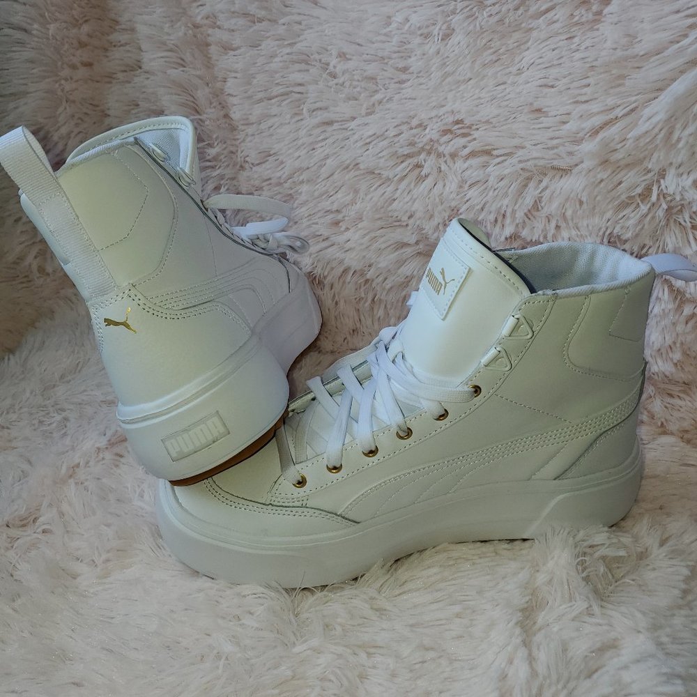 NEW PUMA | Platform Casual Style Street Style Leather